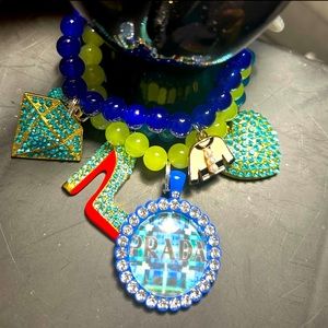 Prada stacked bracelet